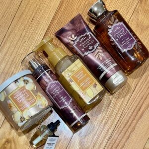 Bath & Body Works Whipped Honey & Vanilla 6Piece Curated Bath Set